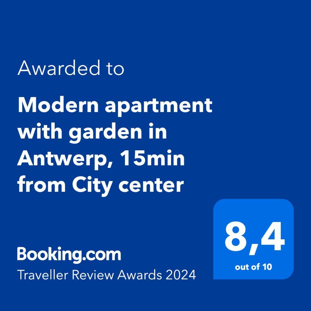 Modern Apartment With Garden In Antwerp, 15Min From City Center Exterior foto
